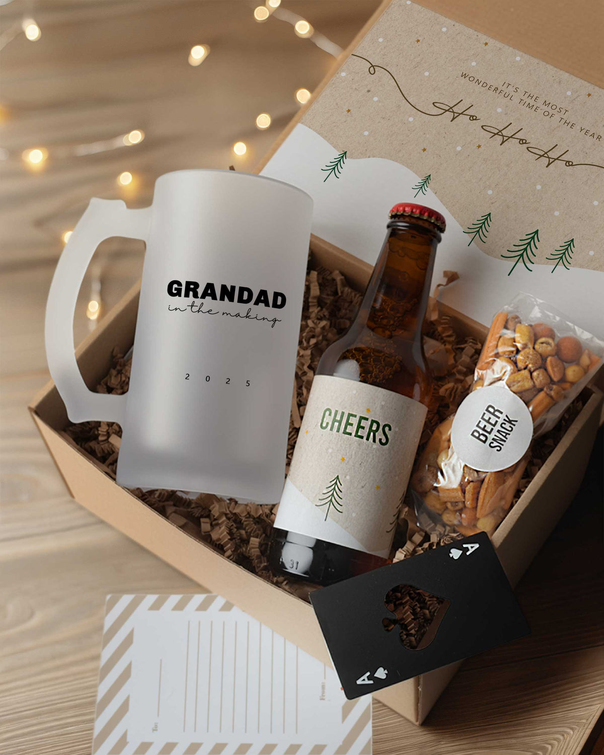 Grandad In The Making - Medium Beer Gift Box - GOTShirts