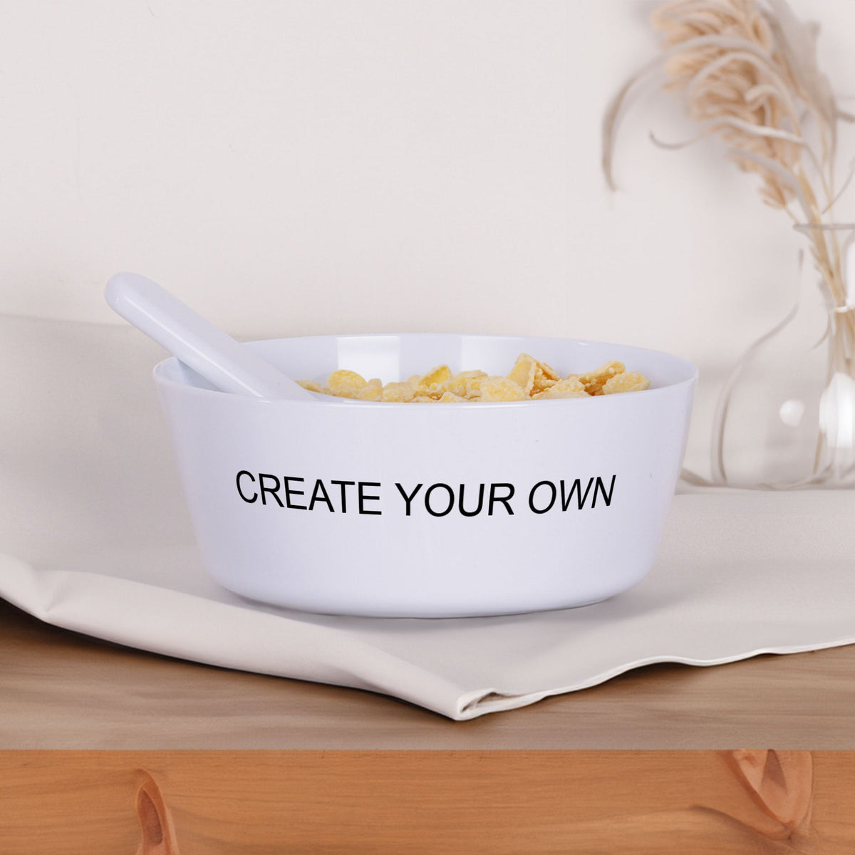 Personalized Plastic Bowl - Create Your Own - GOTShirts