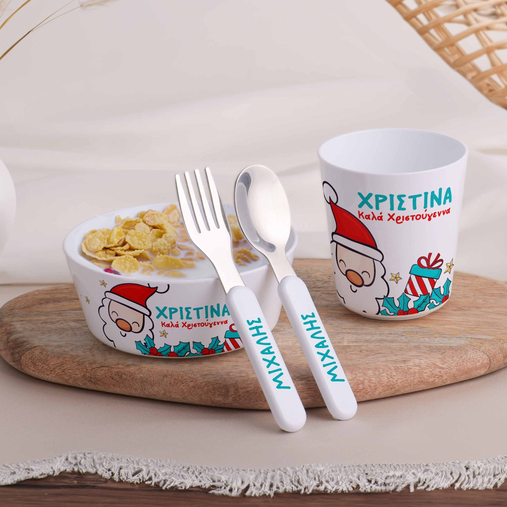 Little Treasures Mealtime Set - Santa Claus - GOTShirts