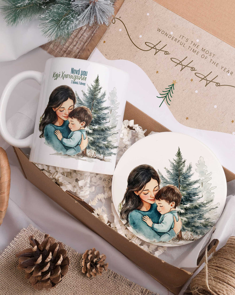 Godmother And Boy - Ceramic Mug 11oz & Coaster Gift Box (Copy) - GOTShirts