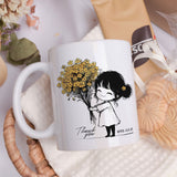 Yellow Flowers Teacher - Ceramic Mug 11oz & Coaster Gift Box - GOTShirts