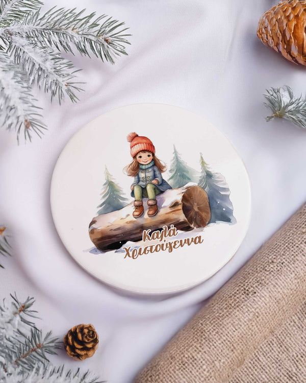 Best Grandma Girl - Ceramic Mug 11oz & Coaster Gift Box - GOTShirts