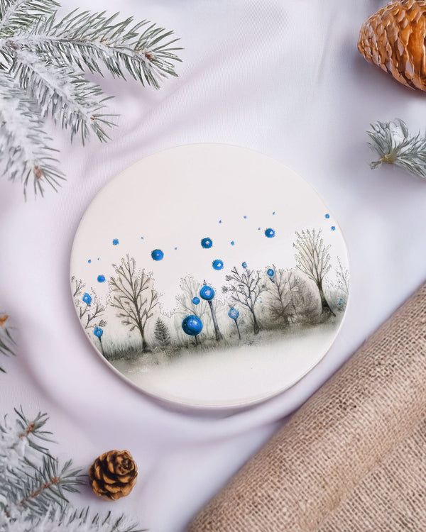 Happy New Year Godfather - Ceramic Mug 11oz & Coaster Gift Box - GOTShirts