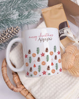 Christmas Pattern - Ceramic Mug 11oz & Coaster Gift Box - GOTShirts