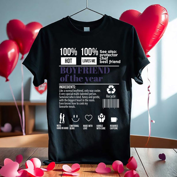 Boyfriend Of The Year - T-Shirt - GOTShirts