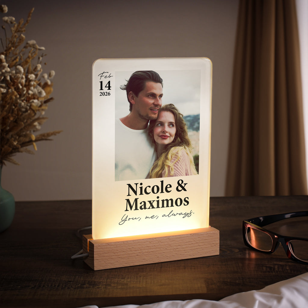 You Me Always - Night Light Frame - GOTShirts