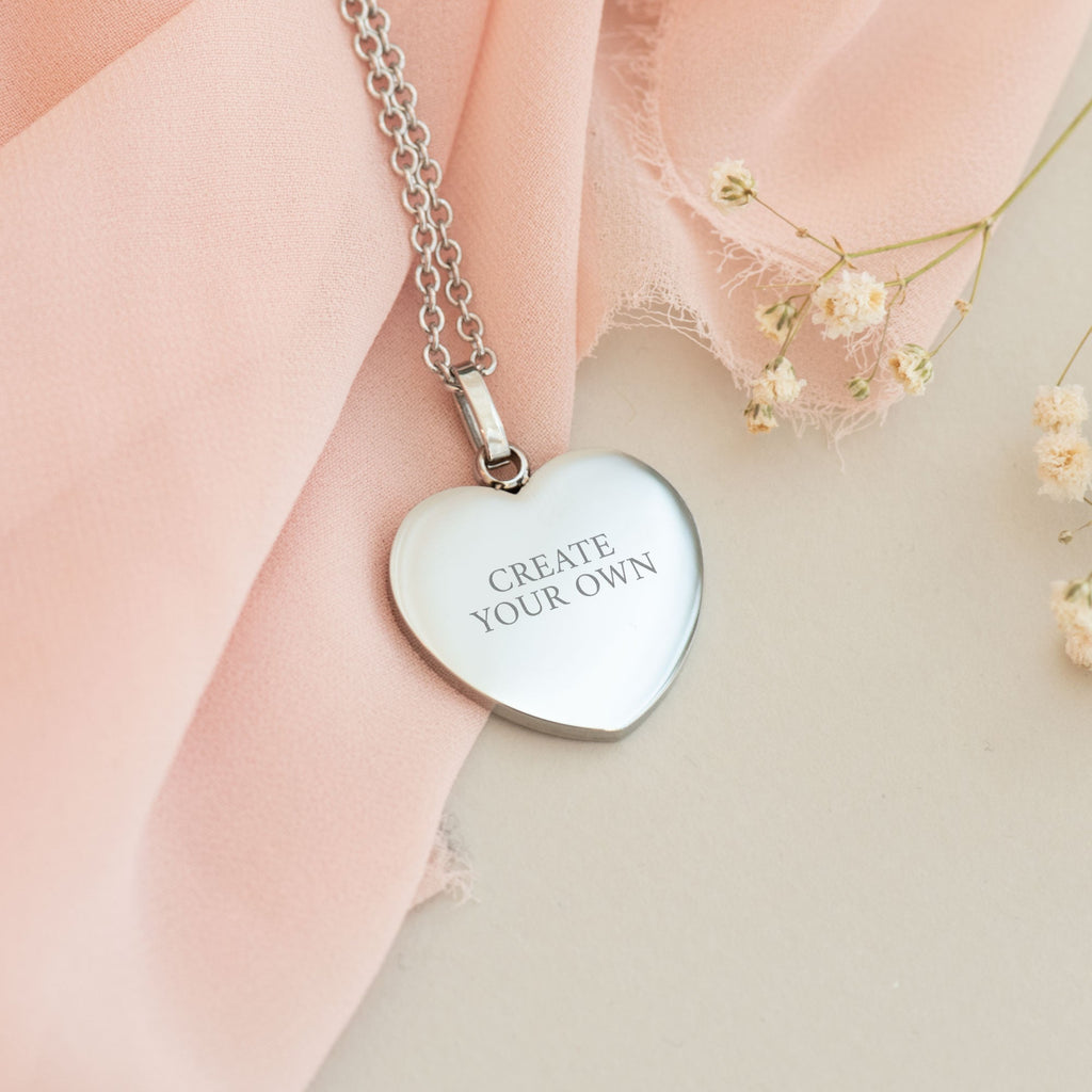 Heart Necklace (Engraved) - GOTShirts