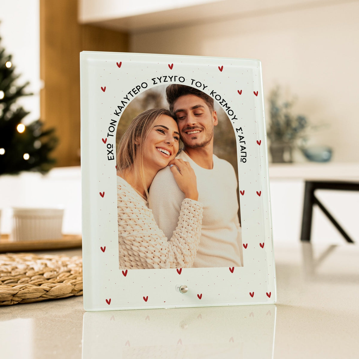 Hearts & Dots - Glass Frame - GOTShirts