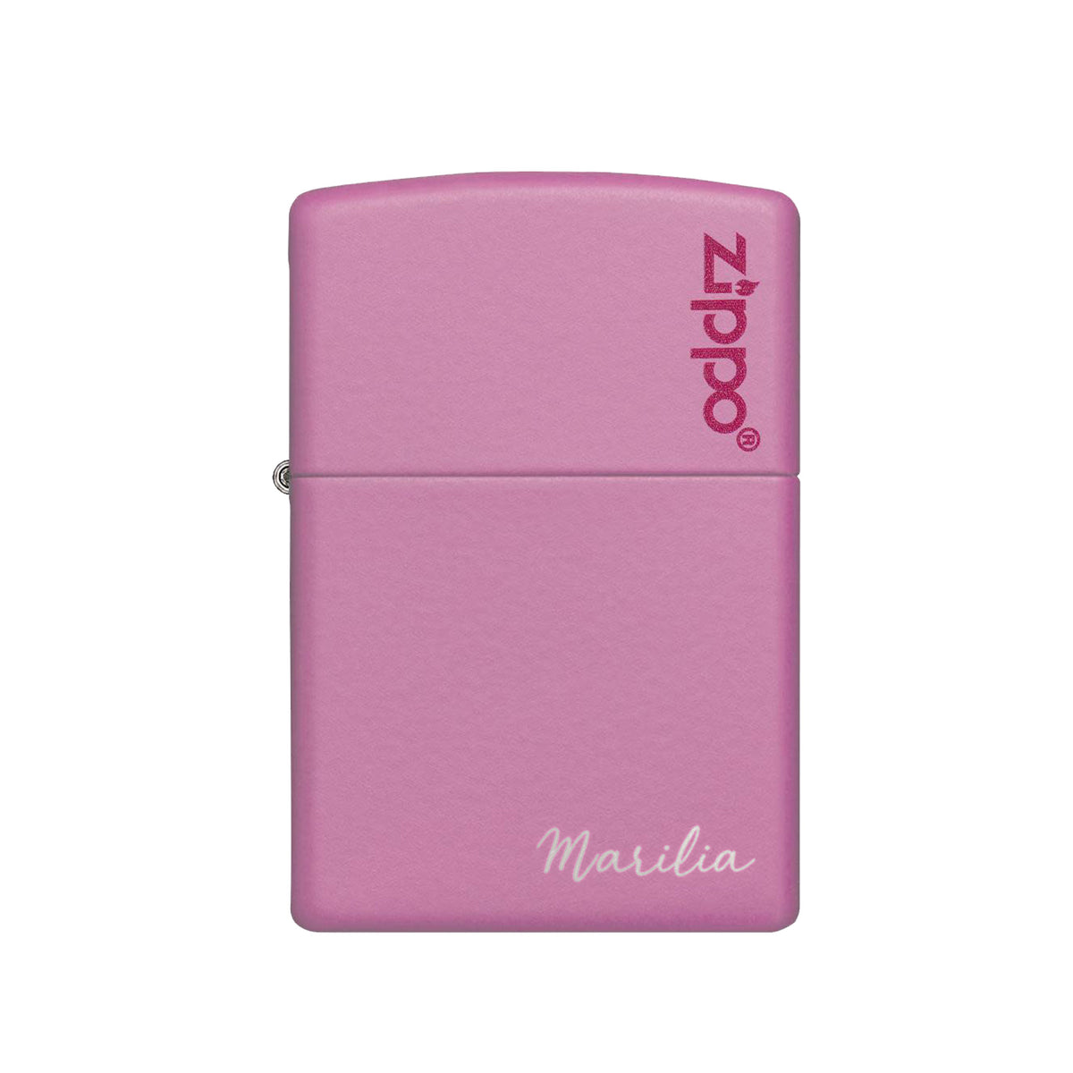 Κλασικός αναπτήρας Zippo® ροζ ματ (Χαραγμένος)