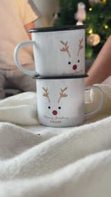Bear Christmas Ball - Christmas S/Steel Enamel Mug