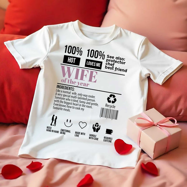 Wife Of The Year - T-Shirt - GOTShirts