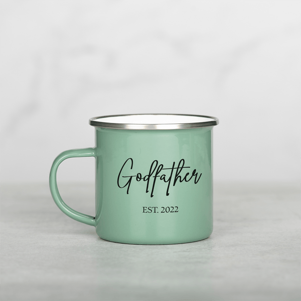Estimated Godmother - Colored Enamel Stainless Steel Mug - GOTShirts