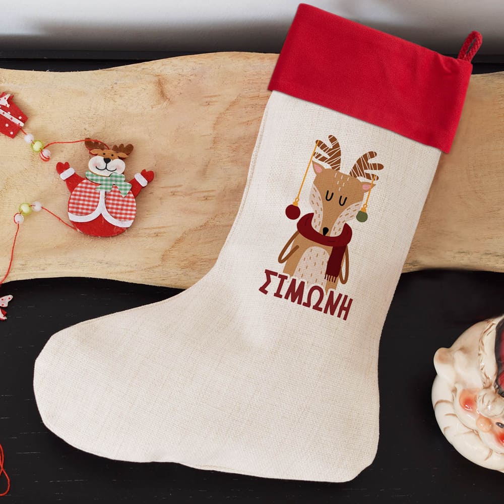 Christmas Boot Deer