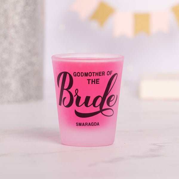 Godmother Of The Bride - Frosted Shot Glass - GOTShirts