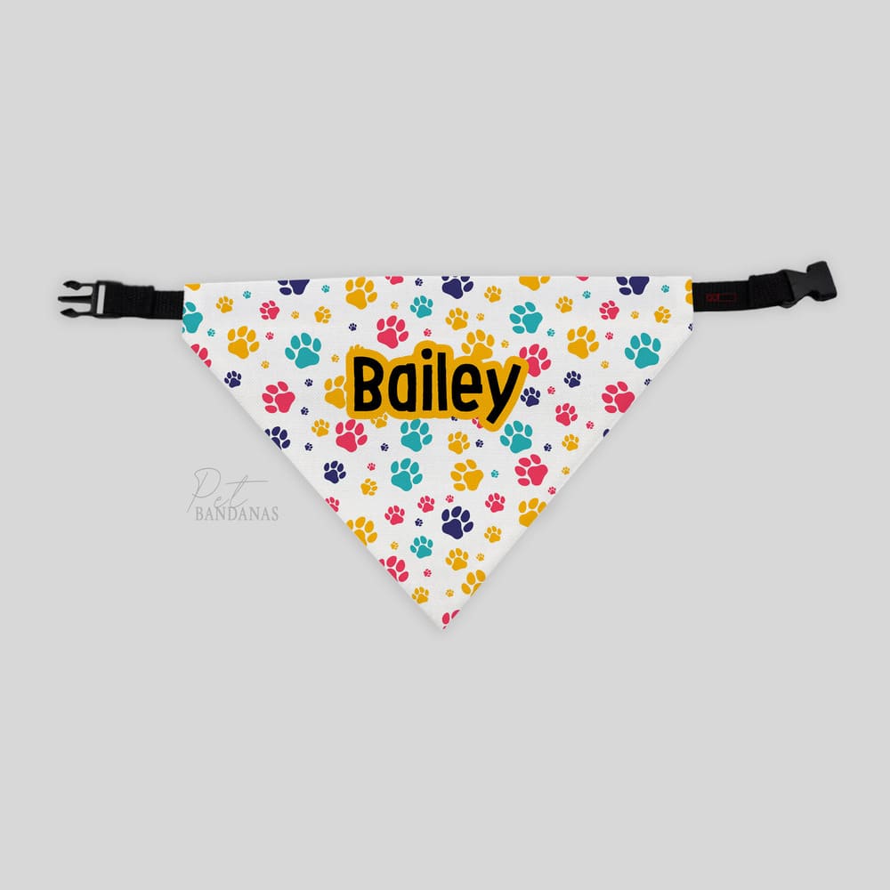 Colored Paws - Pet Bandana - GOTShirts