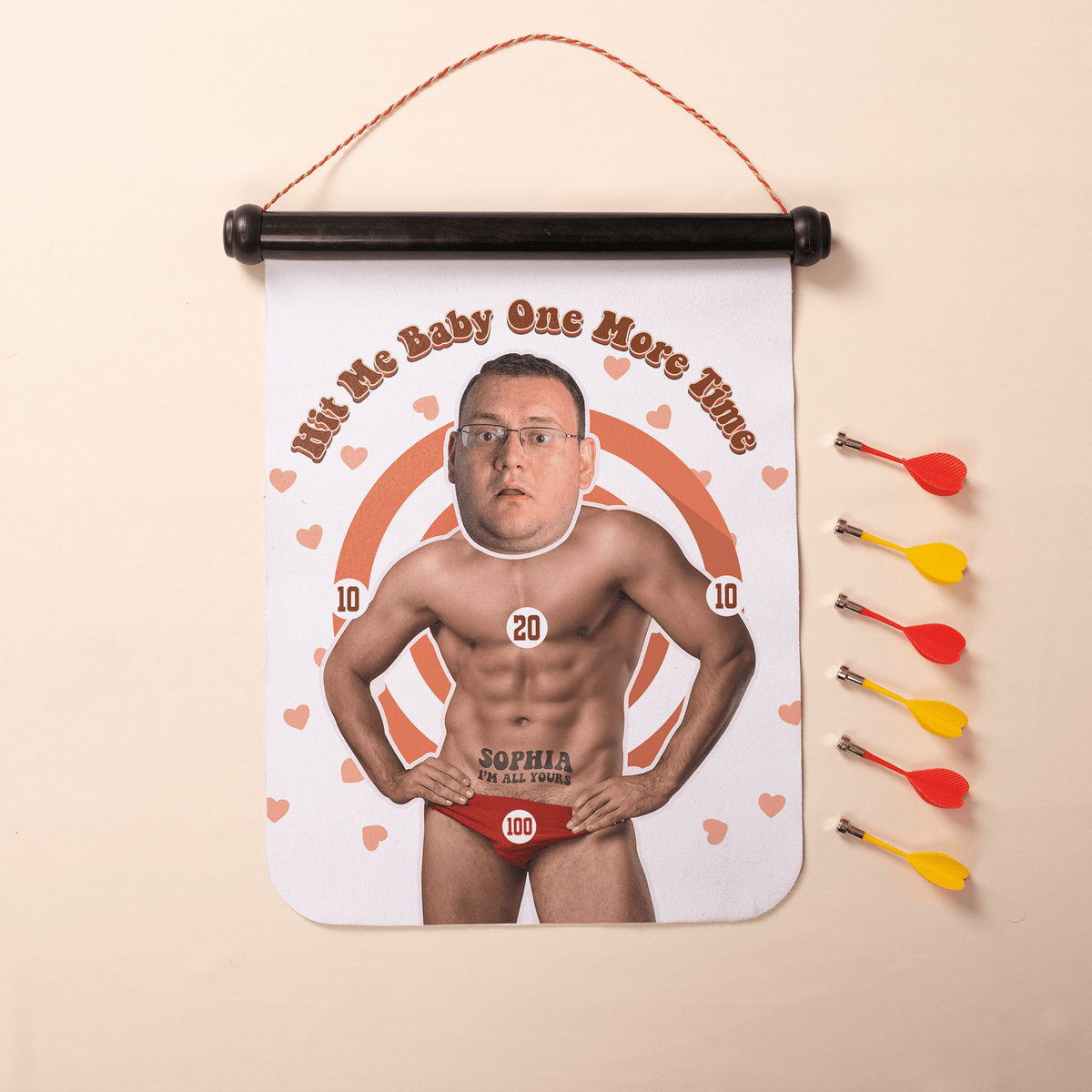 Sexy Man - Magnetic Dart Board - GOTShirts