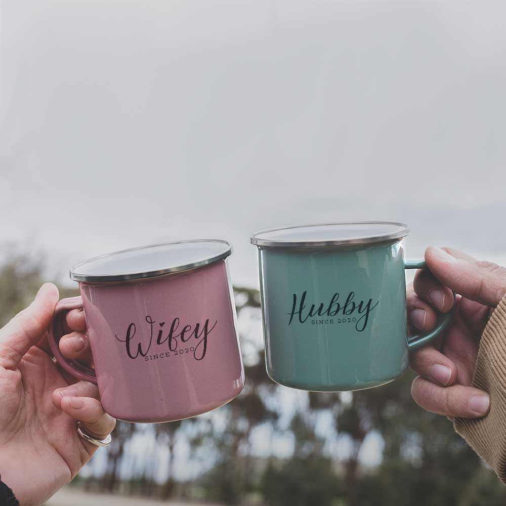Colored Enamel Stainless Steel Mug