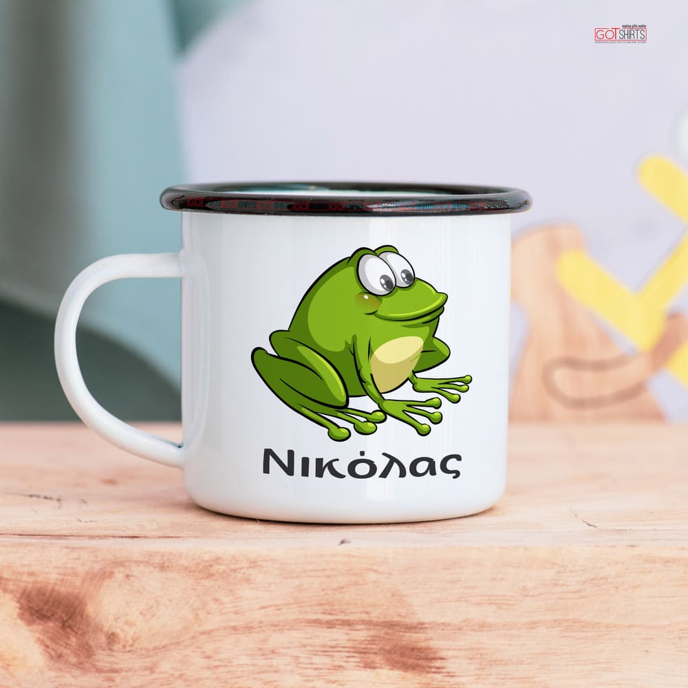 Frog - Stainless Steel Enamel Mug