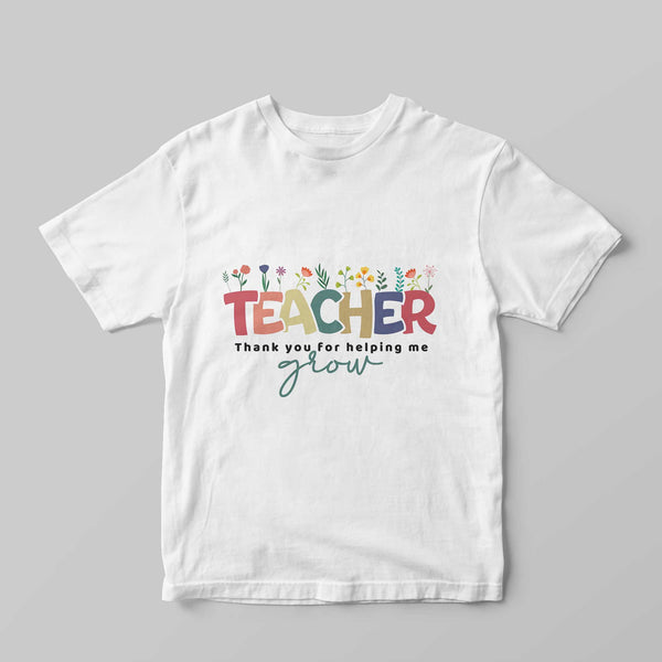 Teacher Flowers T-Shirt - GOTShirts