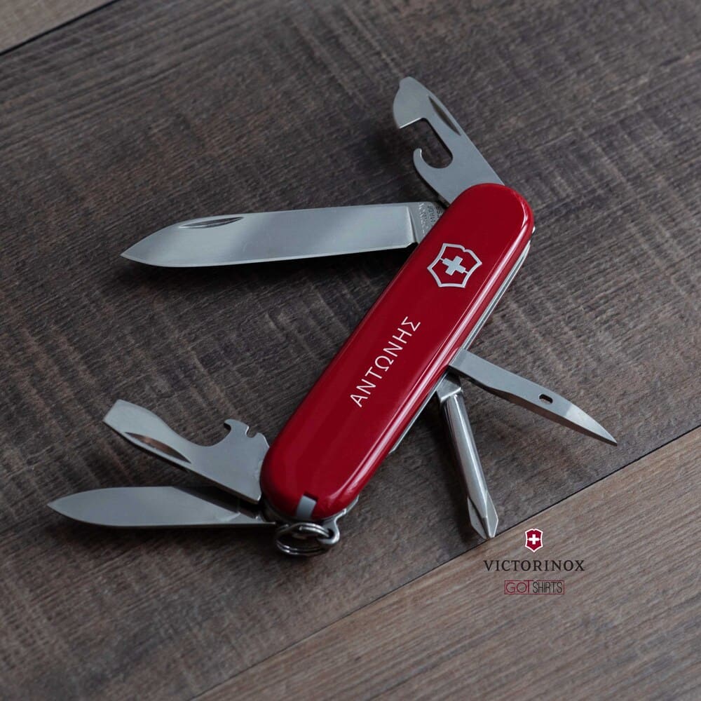 Victorinox Knife - Red (Engraved)