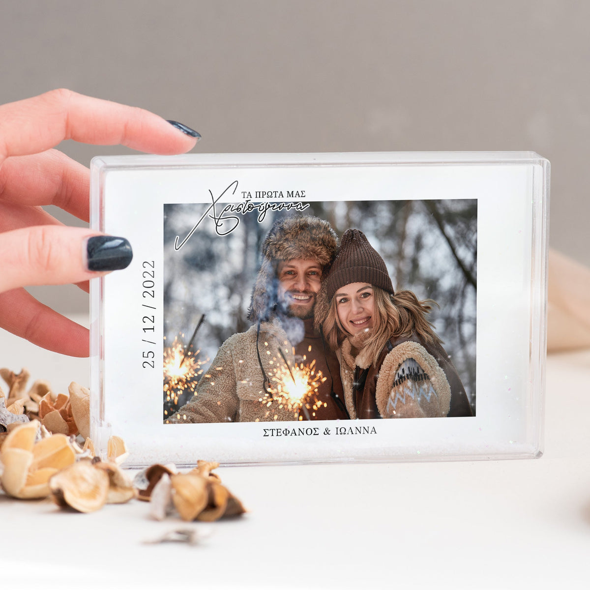 Our First Christmas Together - Acrylic Photo Block - GOTShirts