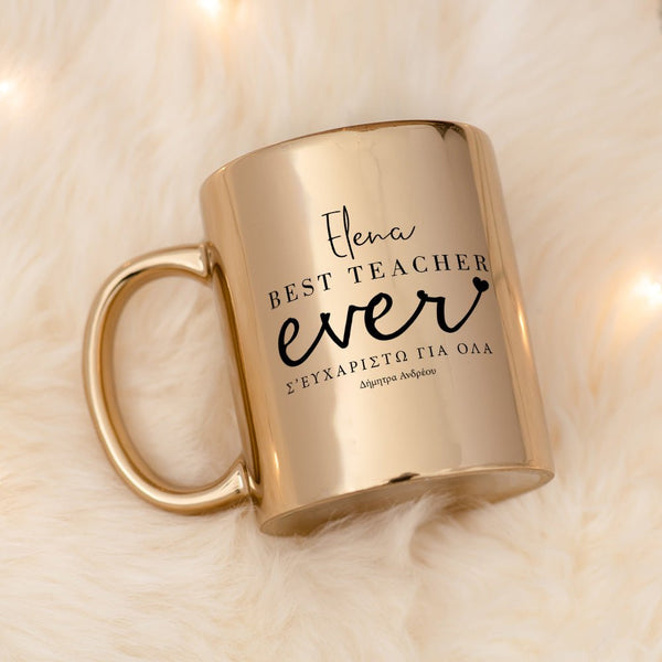 Best Teacher Ever - Mirror Mug - GOTShirts