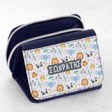 Boy Animals Pattern - Kid's Jean Wallet - GOTShirts