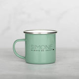 Always Be Happy - Colored Enamel Stainless Steel Mug - GOTShirts