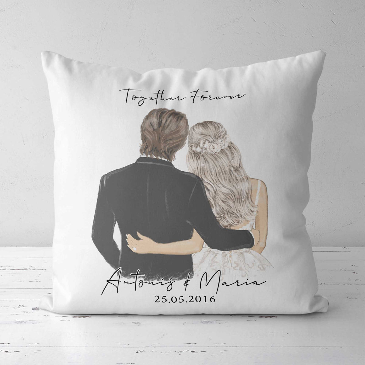 Together Forever - White Pillow - GOTShirts