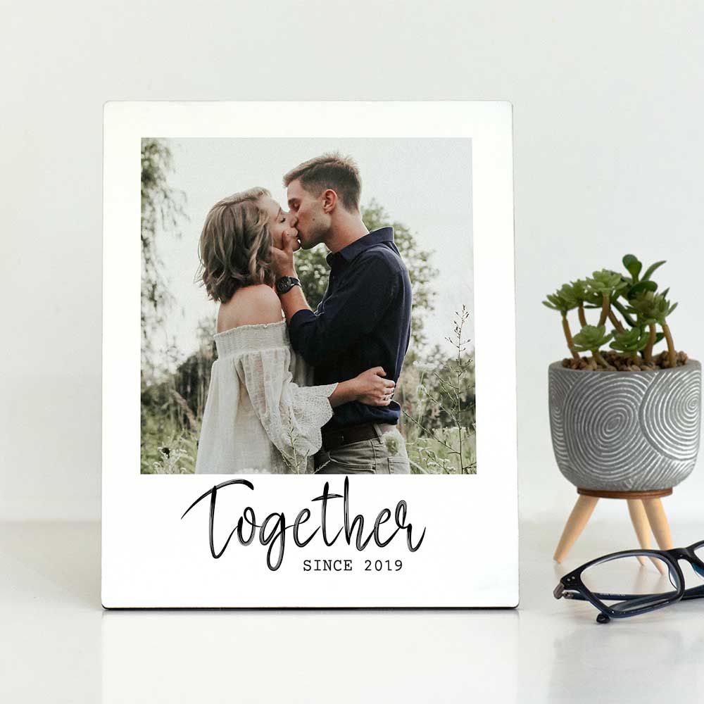 Together Since - Tabletop Wooden Frame