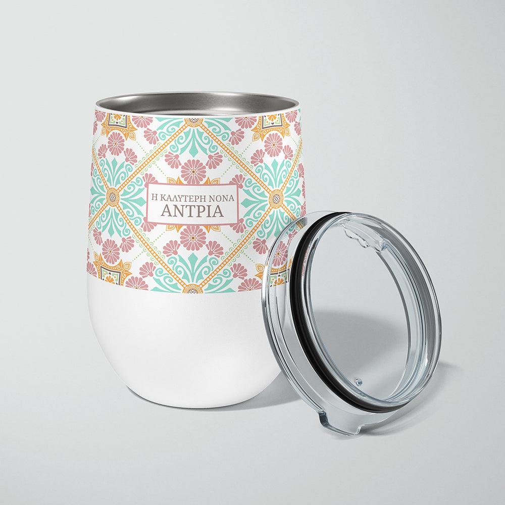 Best Godmother - Stainless Steel White Mug