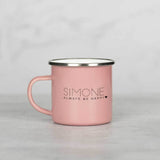 Always Be Happy - Colored Enamel Stainless Steel Mug - GOTShirts