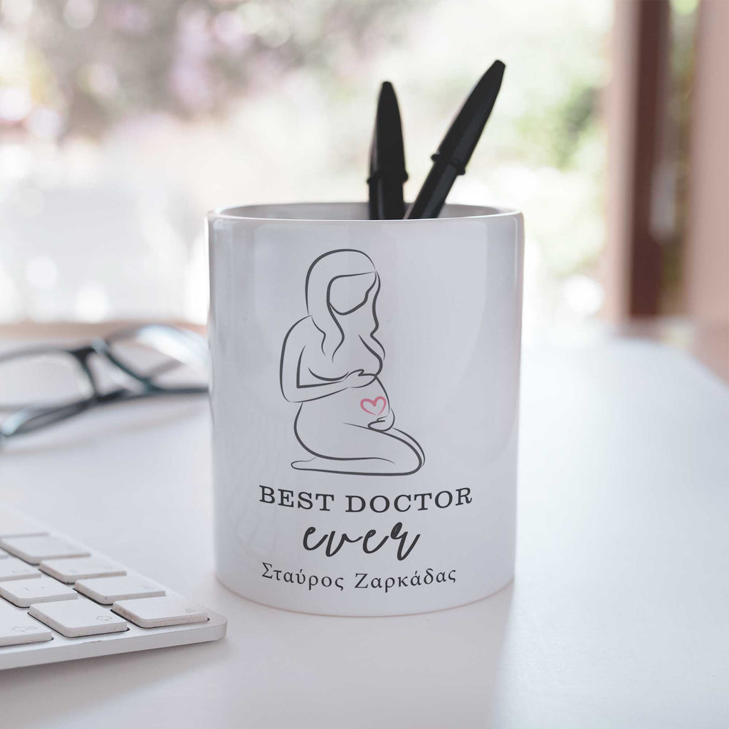 Best Doctor Ever - Ceramic Pencil Holder - GOTShirts