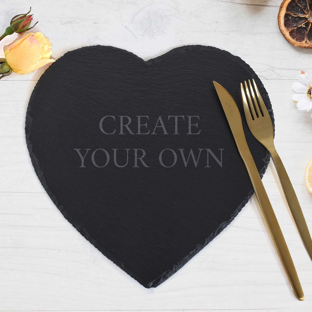 Rock Heart Platter (Engraved) - GOTShirts