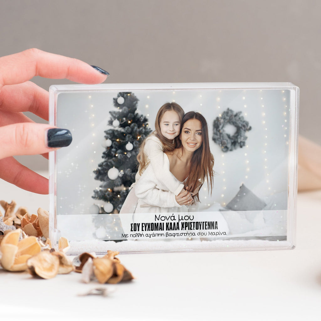 Merry Christmas Godmother - Acrylic Photo Block - GOTShirts
