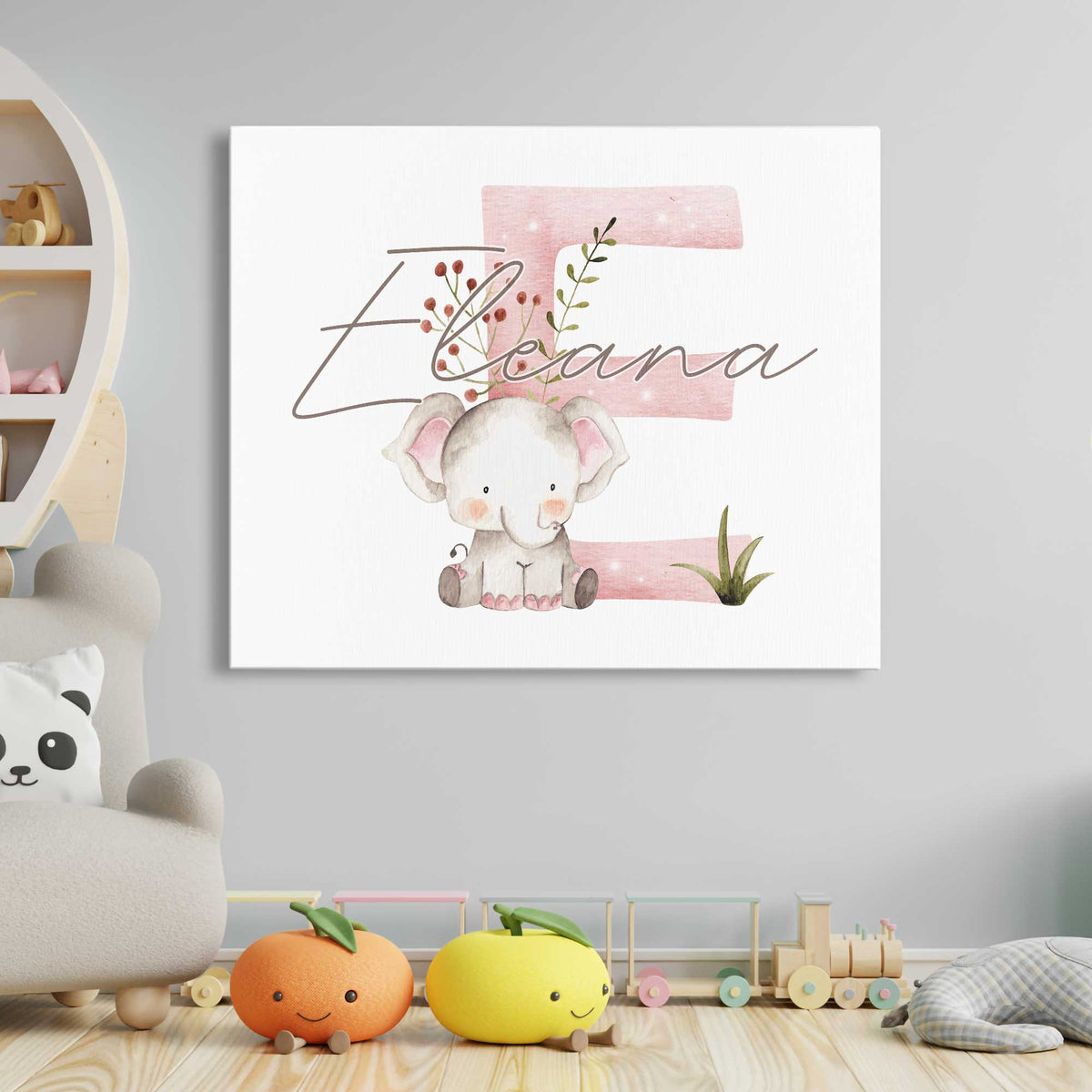 Pink Elephant - Canvas - GOTShirts