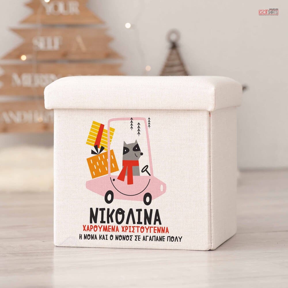Toy Box Christmas Racoon In Car