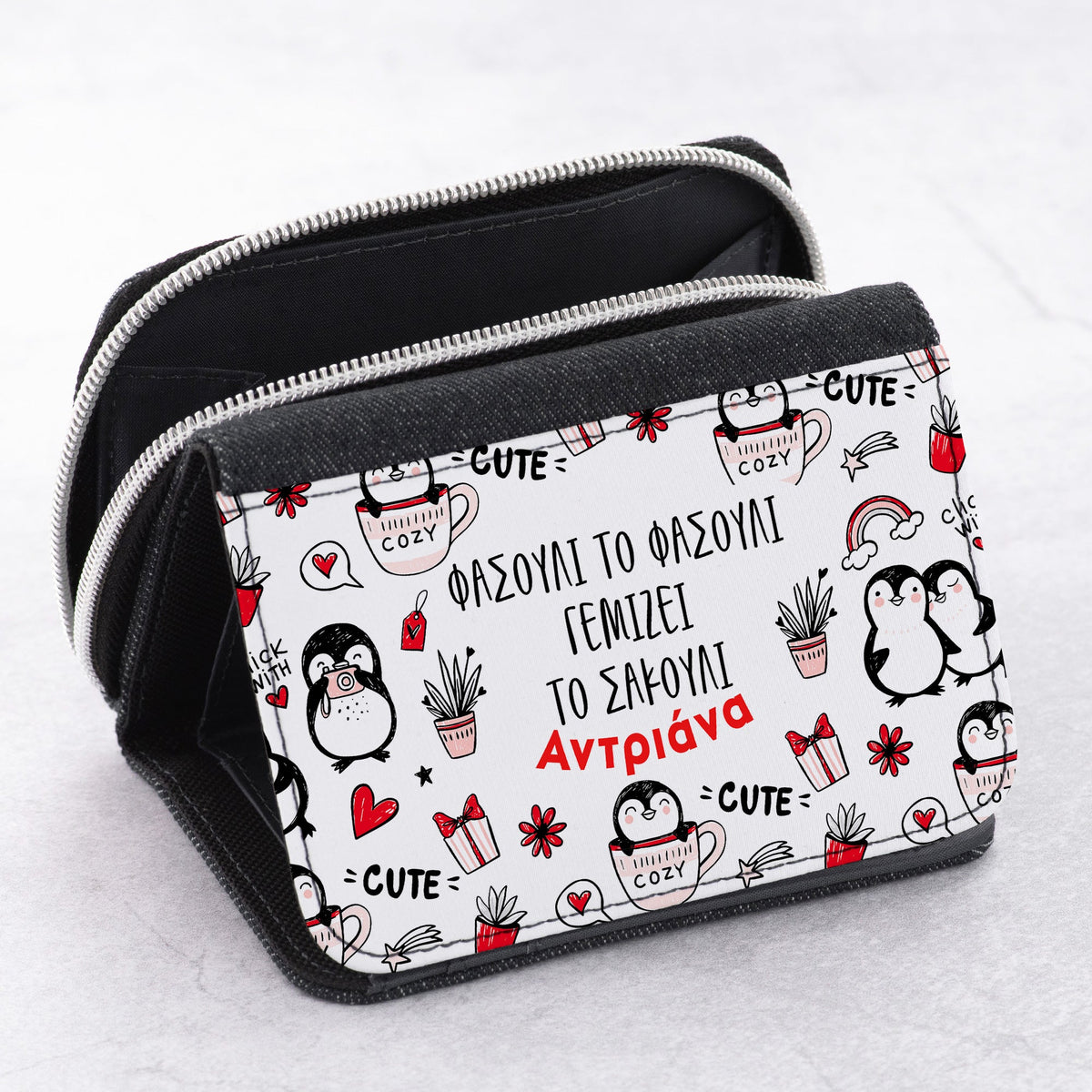 Penguins Pattern - Kid's Jean Wallet - GOTShirts