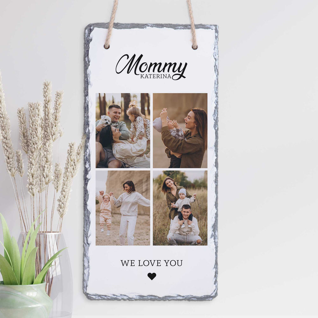 Mommy - Wall Hanging Rock Slate