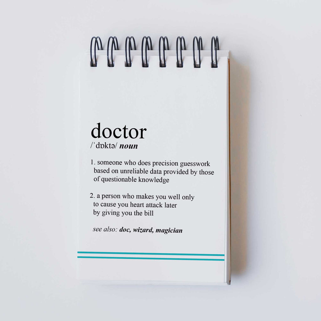 Doctor Definition - Notebook A6 - GOTShirts
