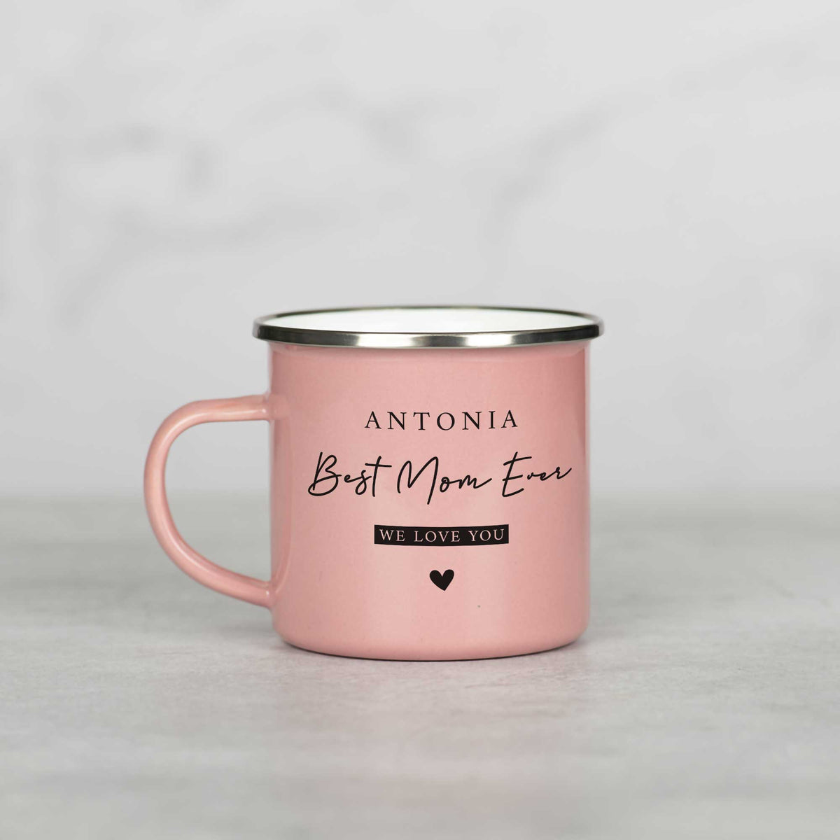 Best Mom Ever - Colored Enamel Stainless Steel Mug - GOTShirts