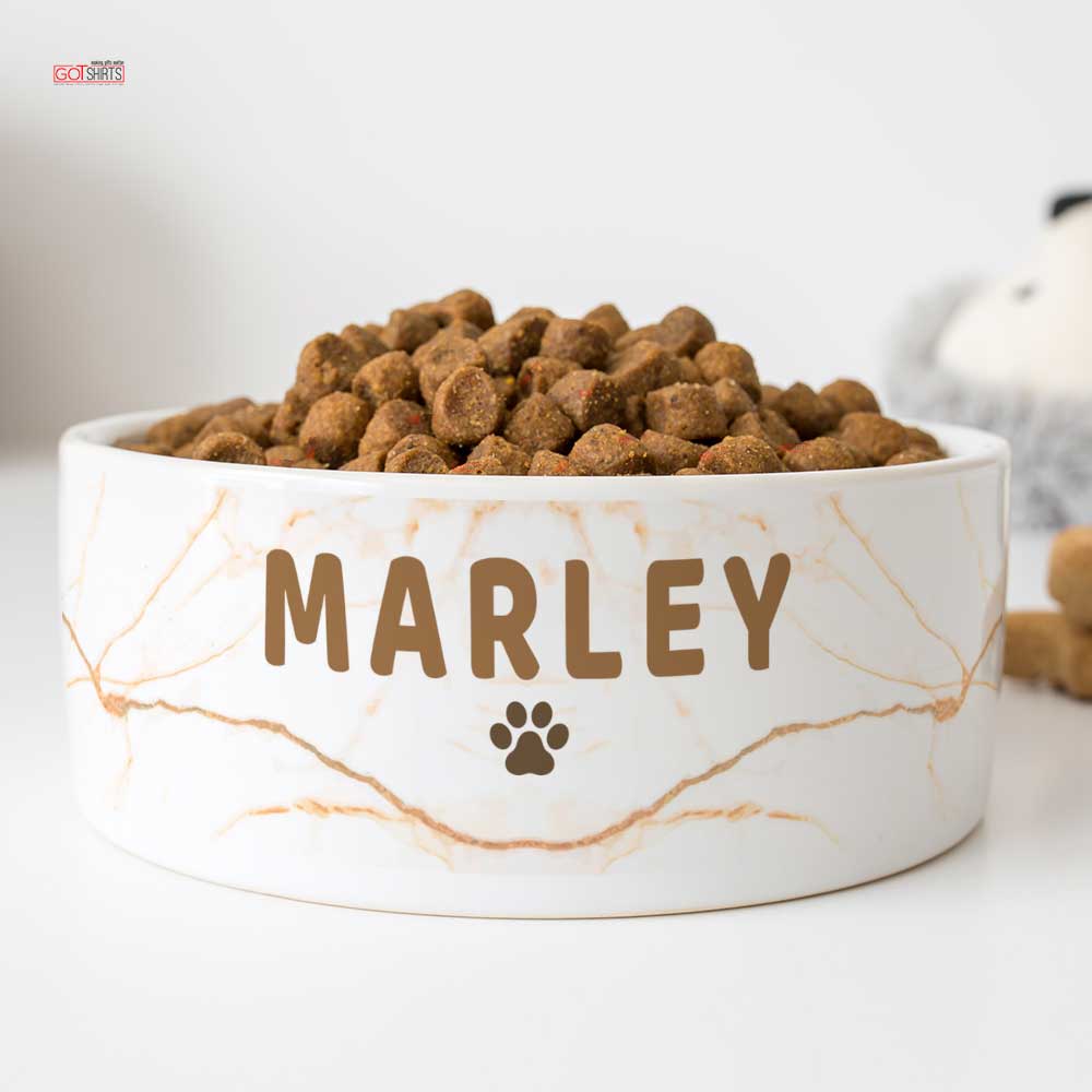 Marble - Pet Ceramic Bowl