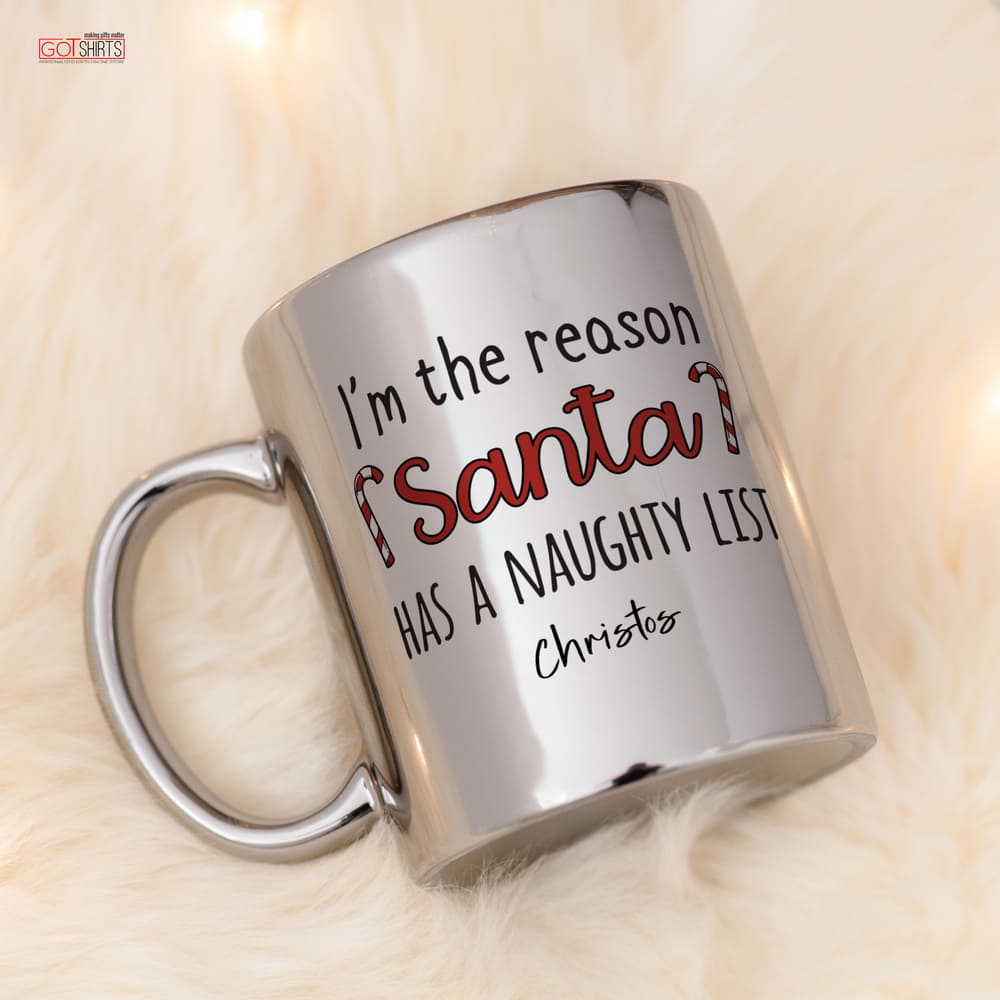 Naughty List - Mirror Mug