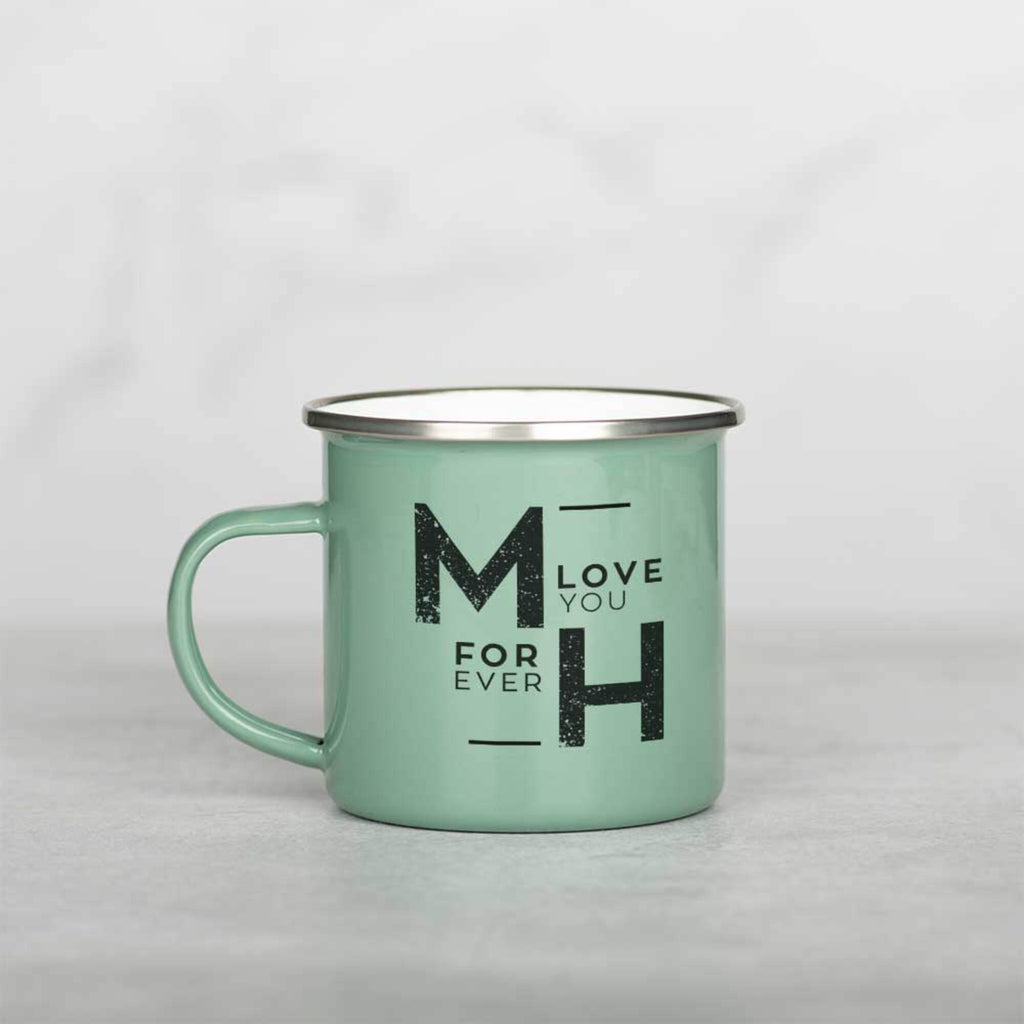 LOVE YOU FOREVER - Colored Enamel Stainless Steel Mug