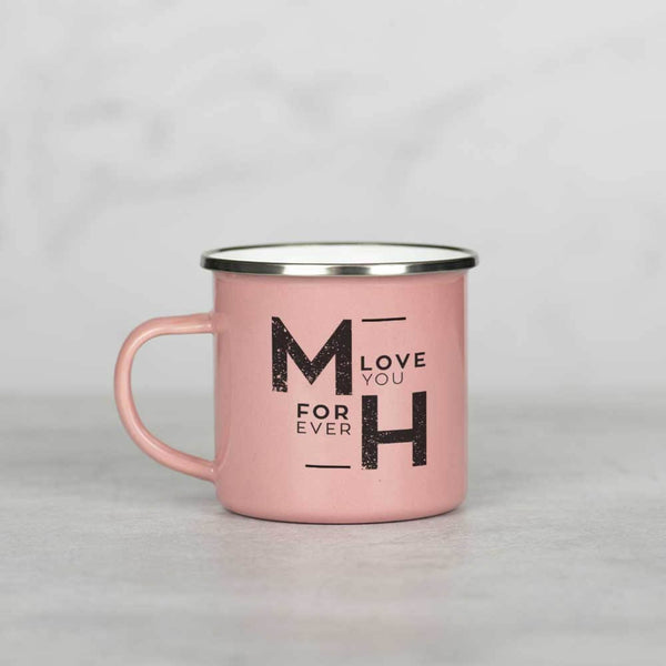 LOVE YOU FOREVER - Colored Enamel Stainless Steel Mug - GOTShirts