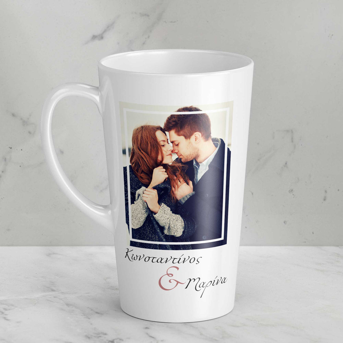 Couple Photo - Tall Latte Mug - GOTShirts