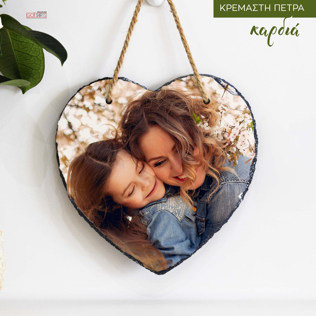 Hanging Heart Rock Slate - GOTShirts