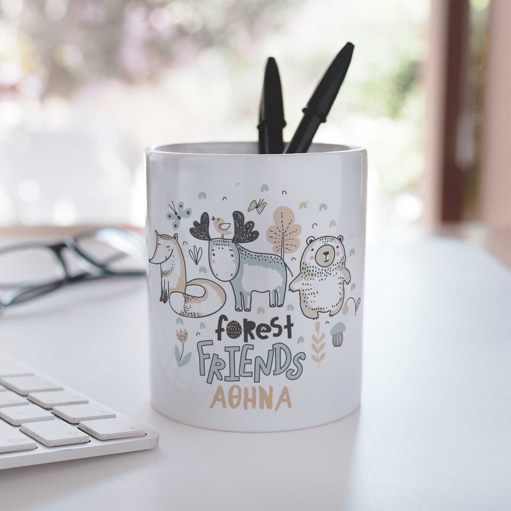 Forest Friends - Ceramic Pencil Holder - GOTShirts