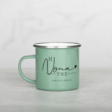 My Godmother - Colored Enamel Stainless Steel Mug - GOTShirts