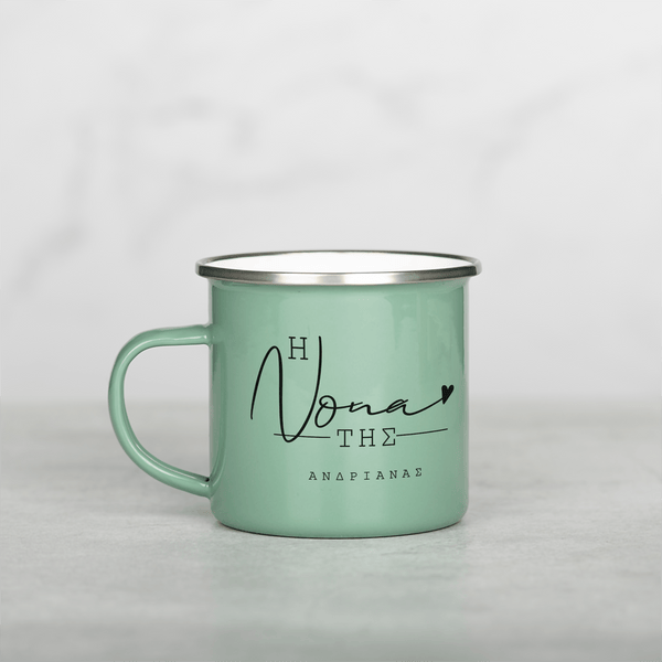 My Godmother - Colored Enamel Stainless Steel Mug - GOTShirts